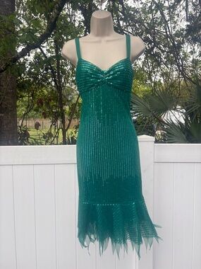 BCBG Sequin Mermaid Dress